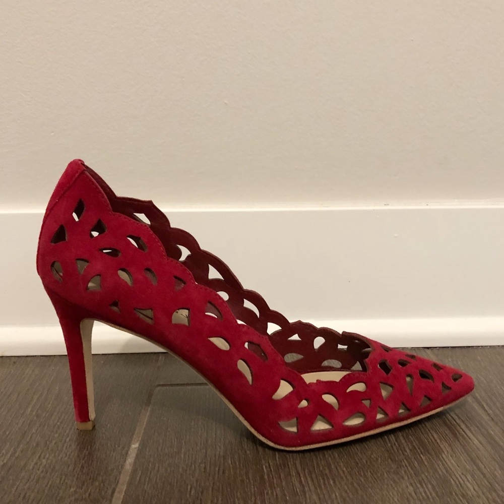 Via Spiga “Clio” suede pumps
